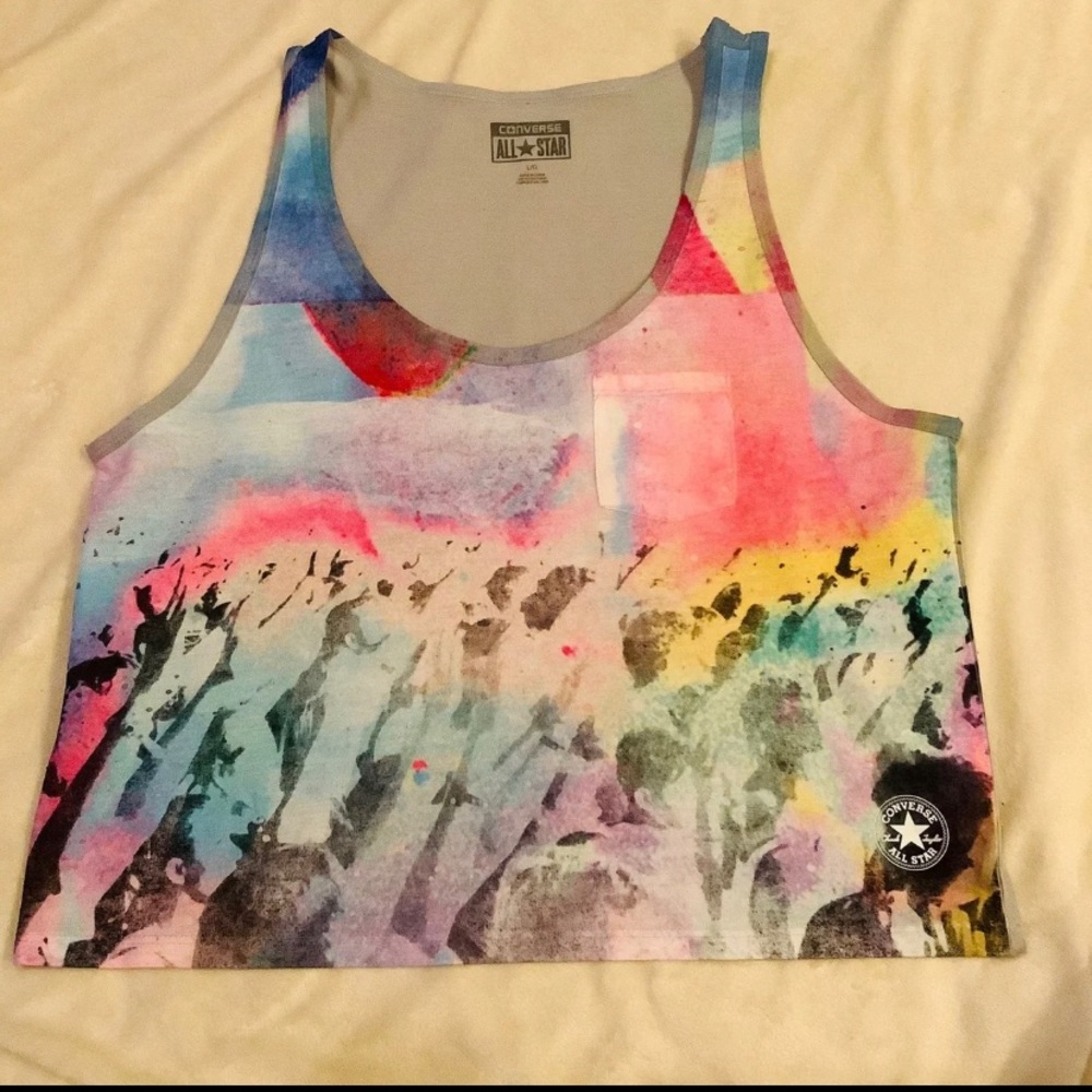 Converse All Star Crop Tank Size L